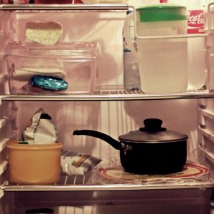 food in fridge 