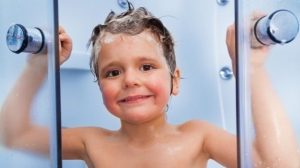 Having a kid friendly shower