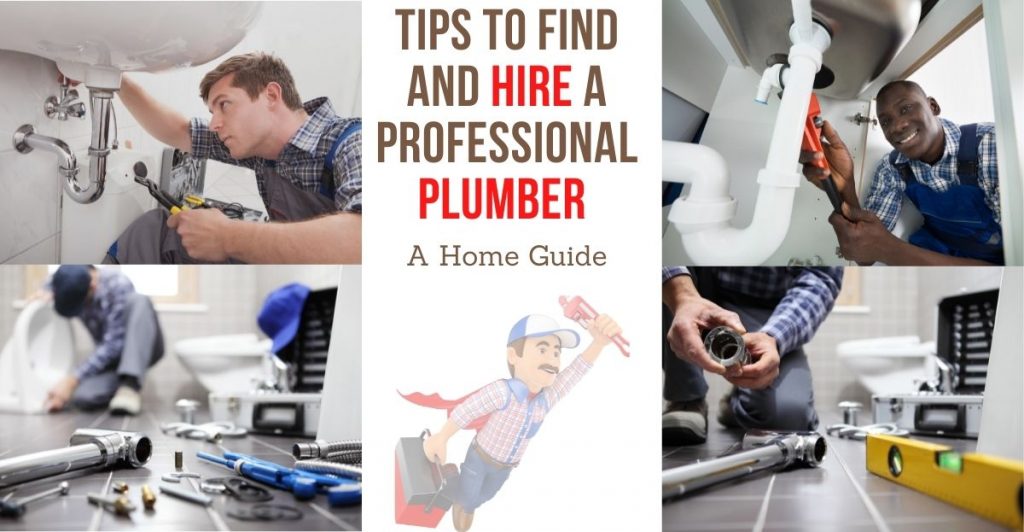 find and hire a professional plumber